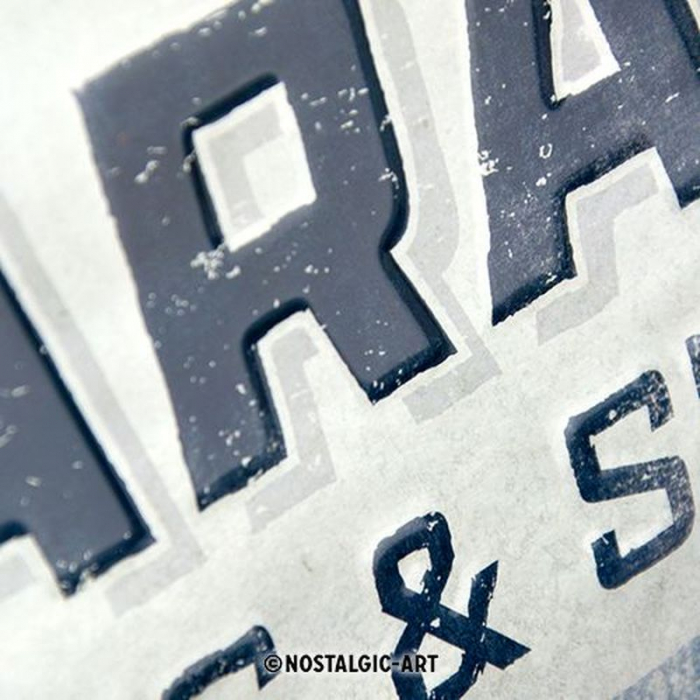 Blechschild Audi Garage gross 2